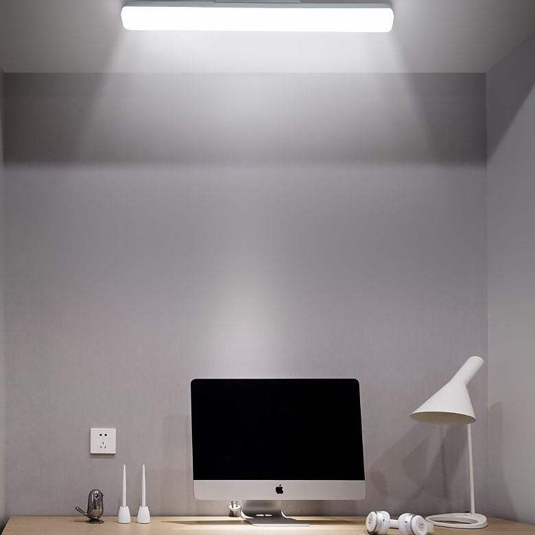 Arisha Modern Rectangular Acrylic Modern Wall Lamp, White - Neutral Decor