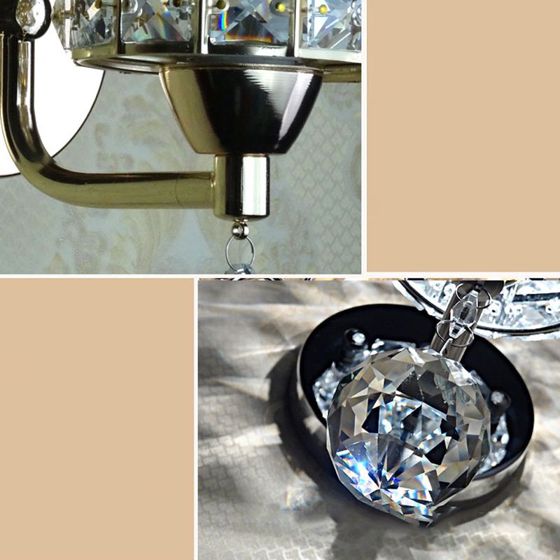 Kristy Vintage Cylinder Metal Bedside Wall Lamp, Gold/Chrome - Neutral Decor