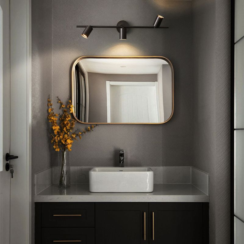 Griv Modern Cylinder Rotatable Spotlight Wall Lamp Brass - Neutral Decor