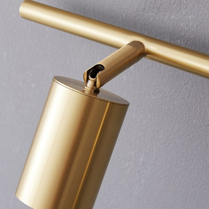 Griv Modern Cylinder Rotatable Spotlight Wall Lamp Brass - Neutral Decor