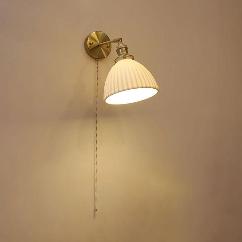 Arisha wrinkles Nordic Modern Dresser Wall Lamp - Neutral Decor