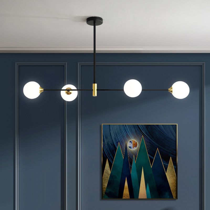 Valentina Nordic Bubble Metal Pendant Light, Black - Neutral Decor