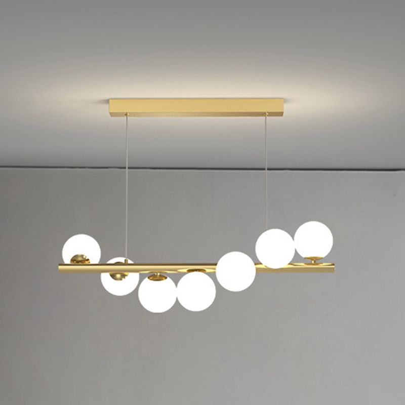 Valentina Nordic Linear LED Pendant Light, 7/9/11 Heads - Neutral Decor