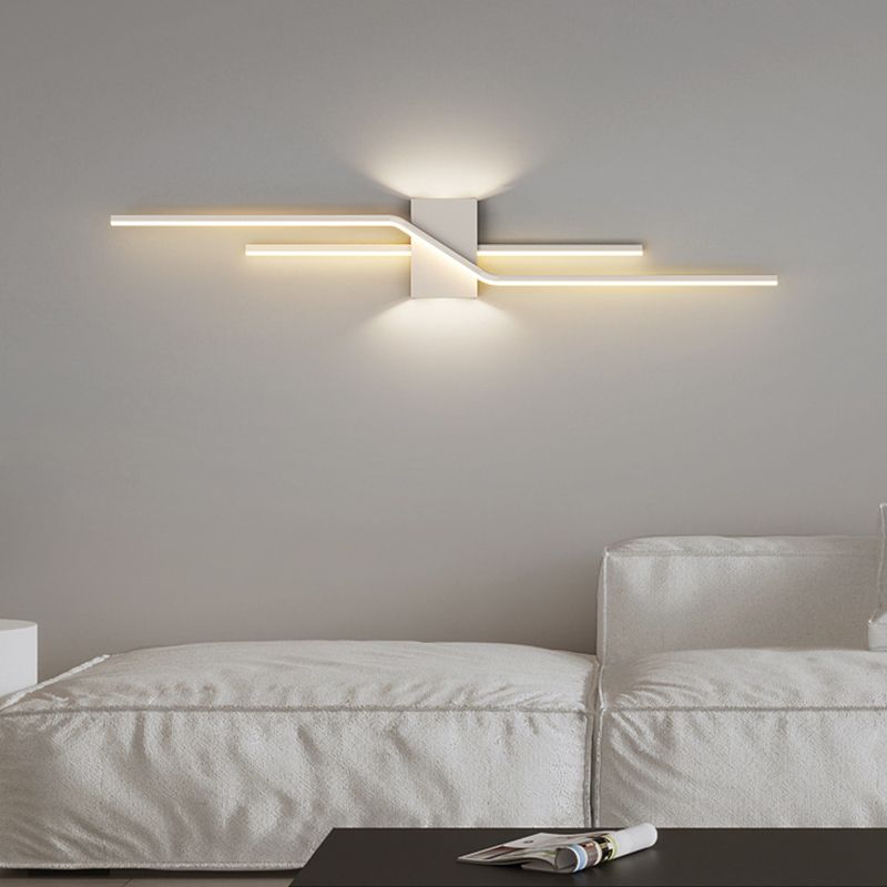 Arisha Minimalist Linear Metal Vanity Wall Light - Neutral Decor
