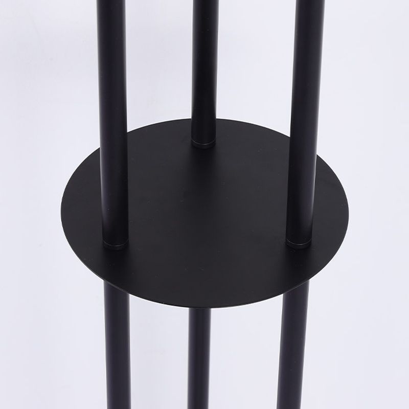 Eryn Modern 3 head Black Metal Arcylic Floor Lamp - Neutral Decor