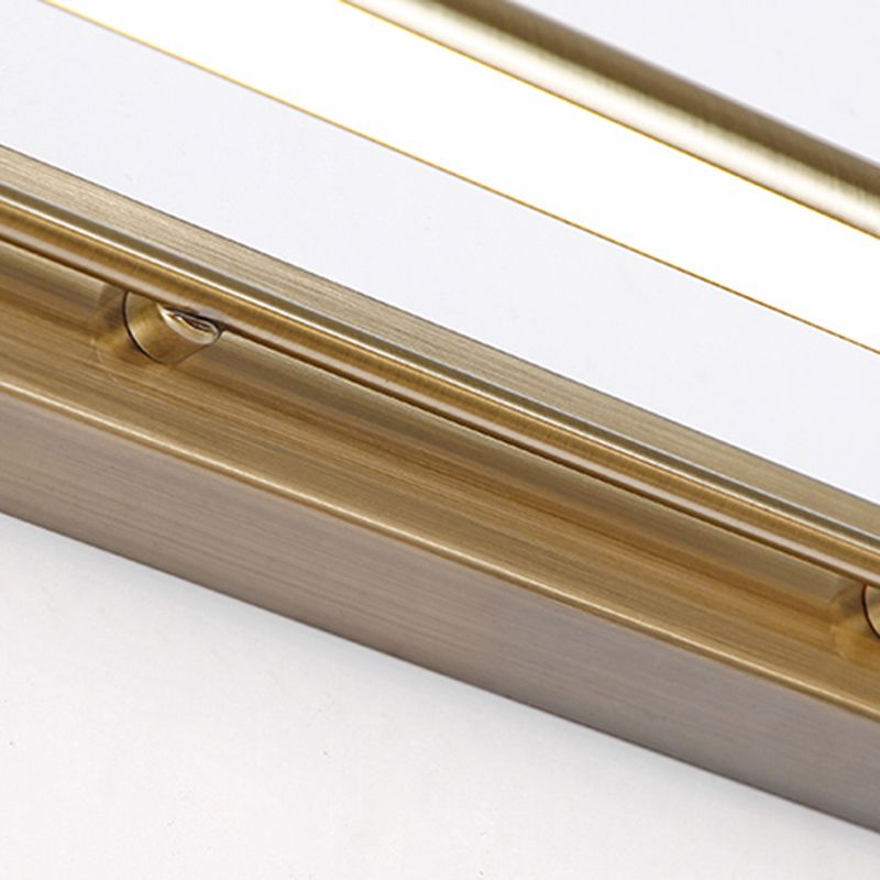 Arisha Modern Linear Metal Vanity Wall Lamp, Gold - Neutral Decor