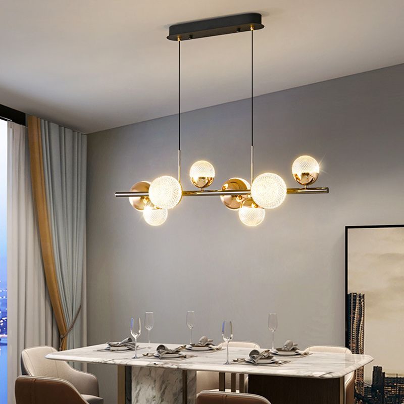 Valentina Glass Modern Bubbles Pendant Light - Neutral Decor