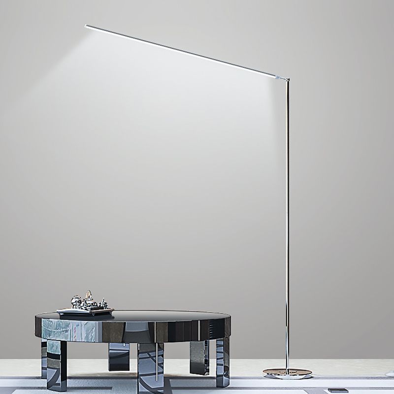 Louise Modern Steamline Minimalist linear Floor Lamp, 2 Color - Neutral Decor