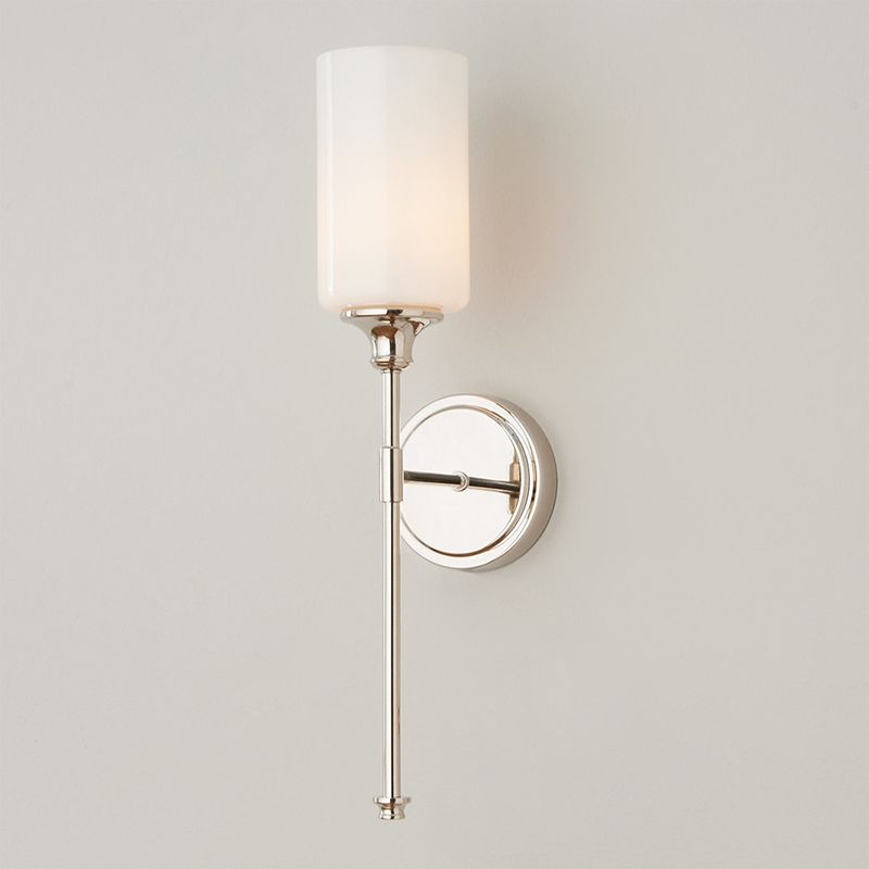Arisha Milky Glass Mirror Front Vanity Wall Lamp, 2 Colour - Neutral Decor