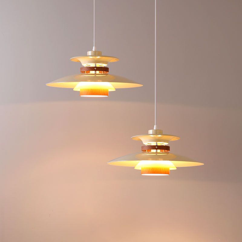 Valentina Unique Designer Metal Pendant Light, White - Neutral Decor