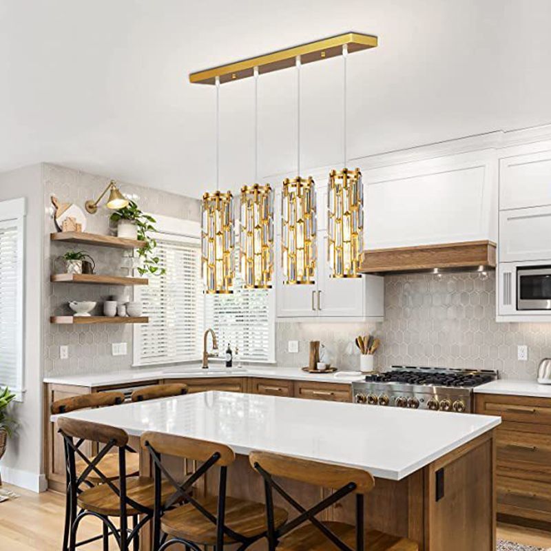 Kristy Cluster Pendant Light, Black & Gold - Neutral Decor
