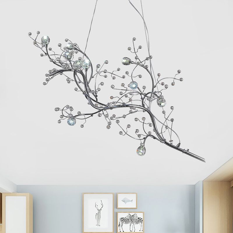 Olivia Romantic Art Deco Branch Pendant Light - Neutral Decor