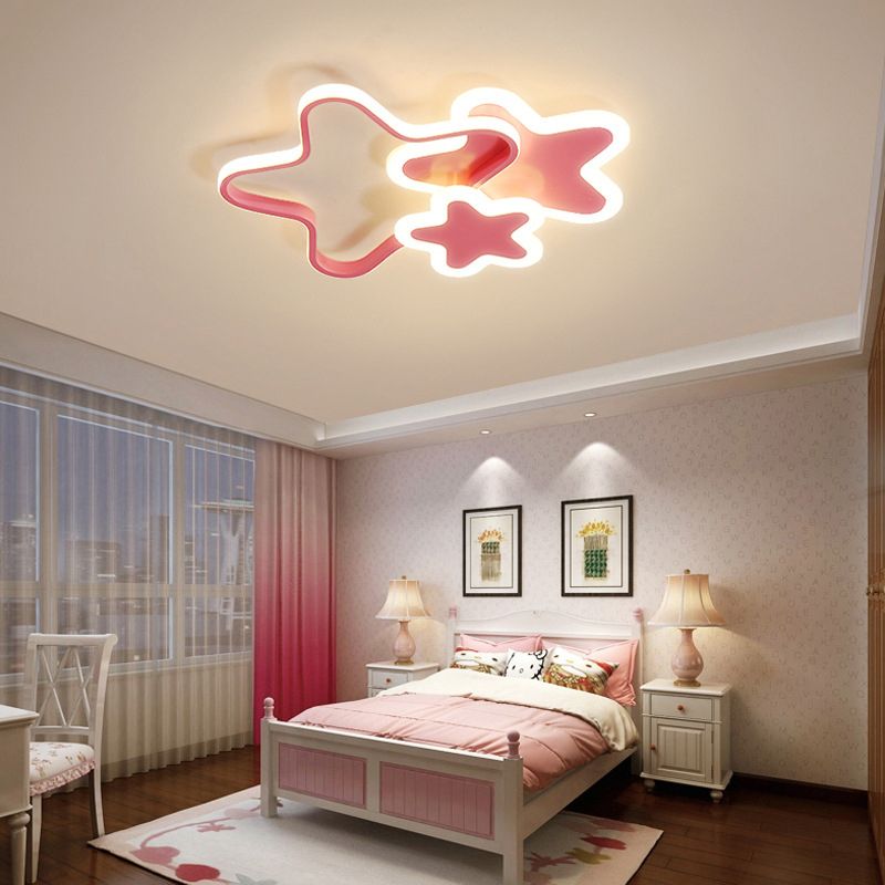Aria LED Star Designer Flush Mount Ceiling Light - Neutral Decor