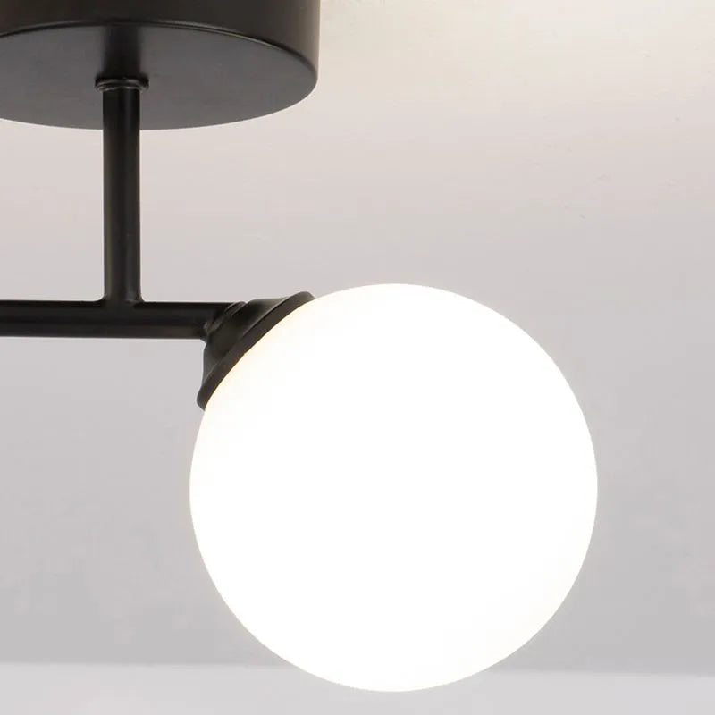 Valentina Semi-Flush Mount Ceiling Light, 2 Color - Neutral Decor