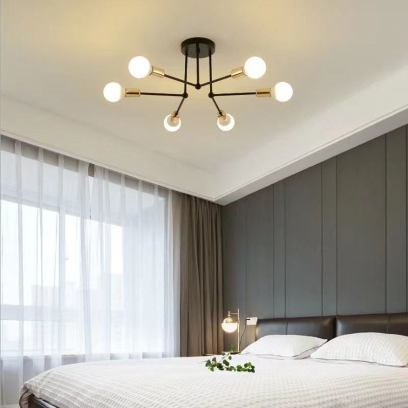 Valentina Flush Mount Ceiling Light Linear Industrial - Neutral Decor