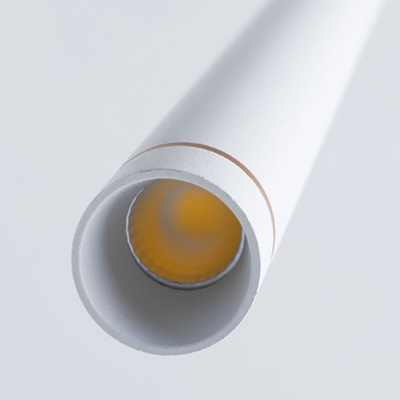 Arisha Linear Minimalist Cylinder Pendant Light - Neutral Decor