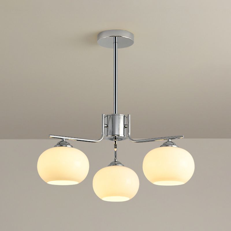 Valentina Pendant Light Semi-Circular Modern, Metal/Glass, Gold/Nickel, Dining Room - Neutral Decor