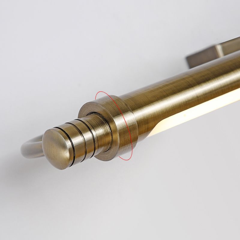 Arisha Modern Linear Metal Vanity Wall Lamp, Gold - Neutral Decor
