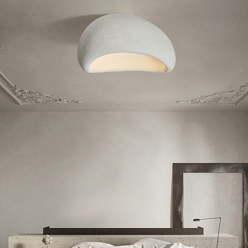 Avi Flush Mount Ceiling Light Modern, Resin Dining Room - Neutral Decor