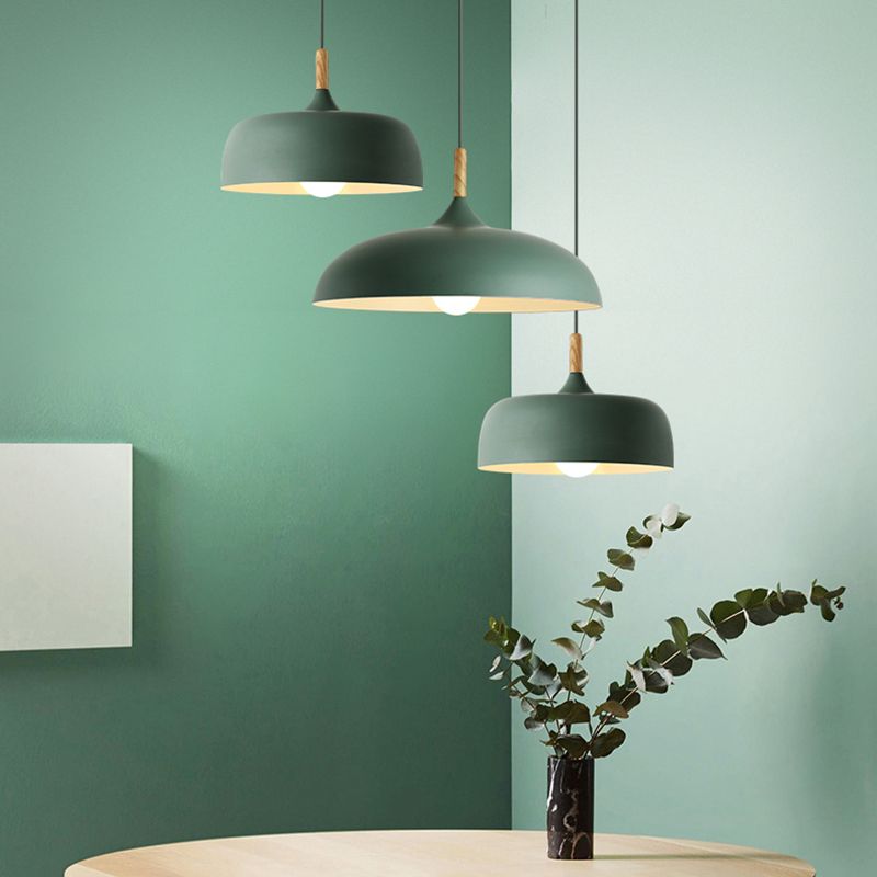 Aria Modern Pendant Light Dome Macaron Dining Room - Neutral Decor