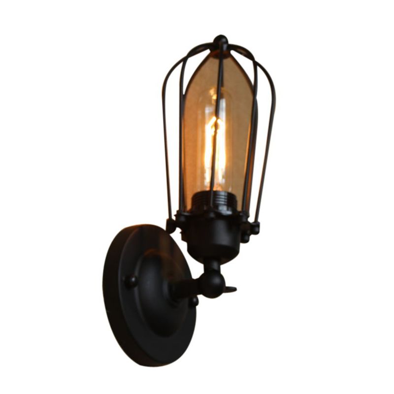 Silva Vintage Iron Wall Lamp, Black/Rust/Bronze/Gold/Silver - Neutral Decor
