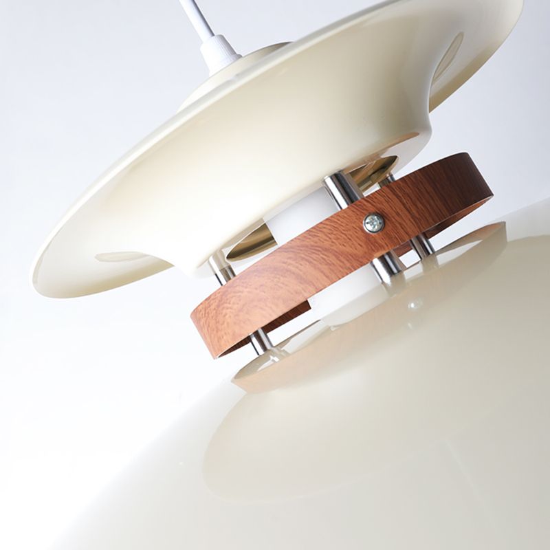 Valentina Unique Designer Metal Pendant Light, White - Neutral Decor