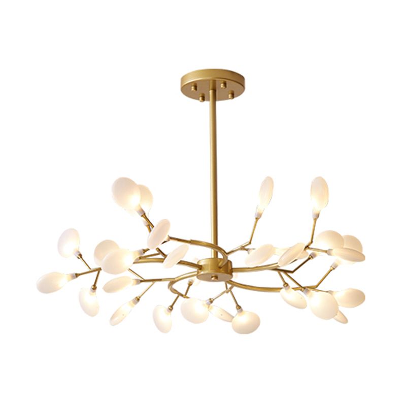 Olivia Unique Branch Firefly Sputnik Art Deco Chandelier - Neutral Decor
