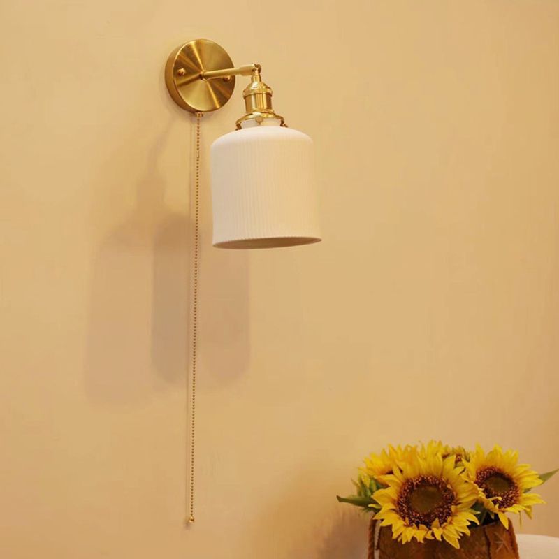 Arisha wrinkles Nordic Modern Dresser Wall Lamp - Neutral Decor