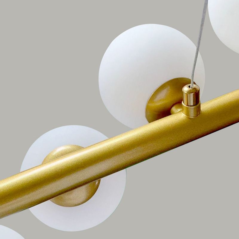 Valentina Nordic Linear LED Pendant Light, 7/9/11 Heads - Neutral Decor
