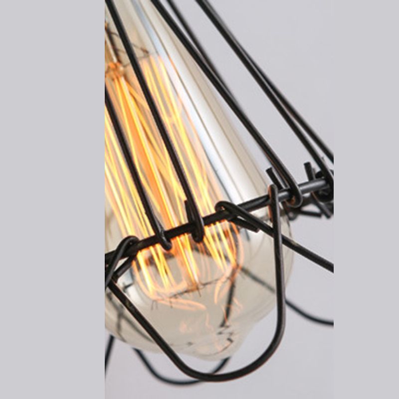 Alessio Industrial Lantern Shaped Metal Wall Lamp, Black/Rust - Neutral Decor