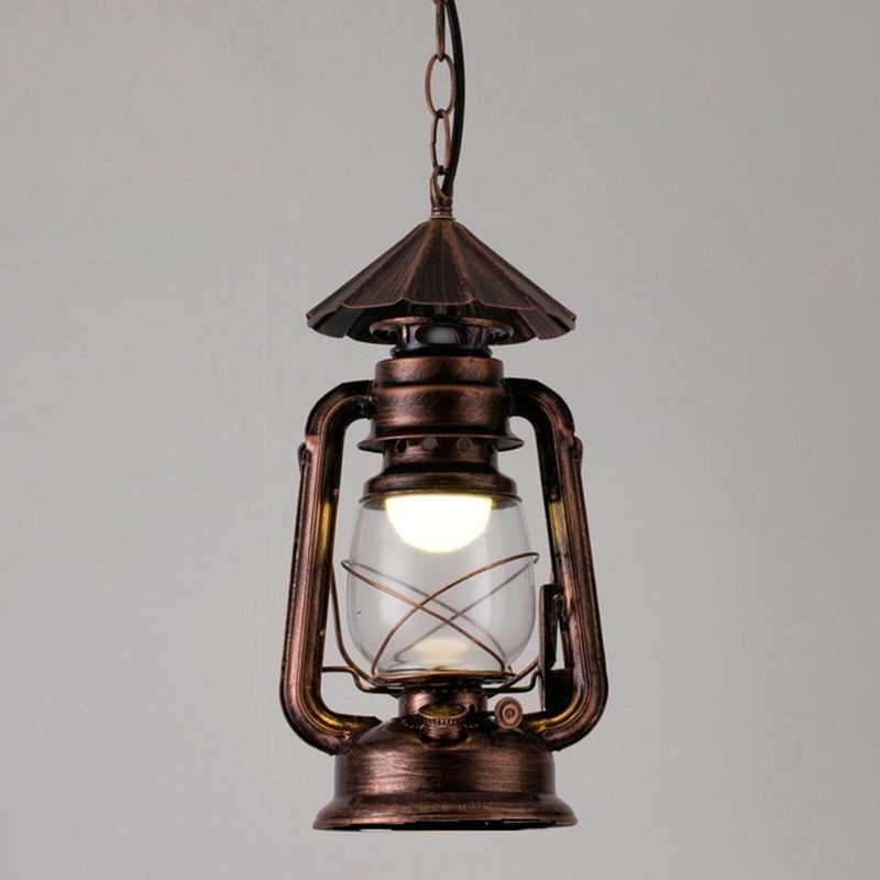 Silva Vintage Rustic Kerosene Pendant Light, 3 Color, 4 Style - Neutral Decor