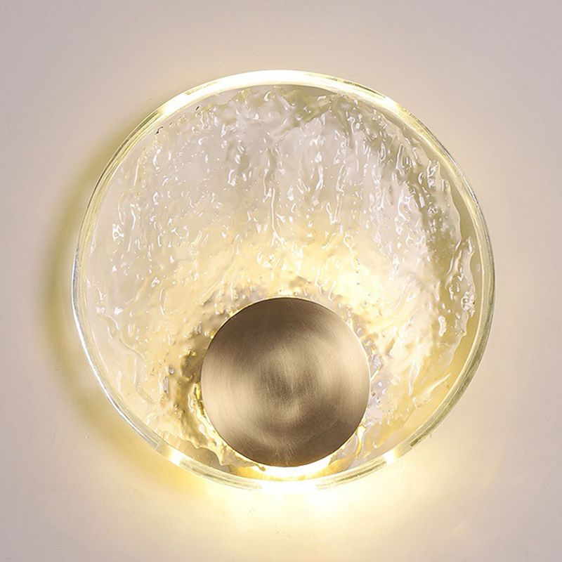 Kristy Art Deco Globe Crystal&Metal Bedroom Wall Lamp, Gold - Neutral Decor