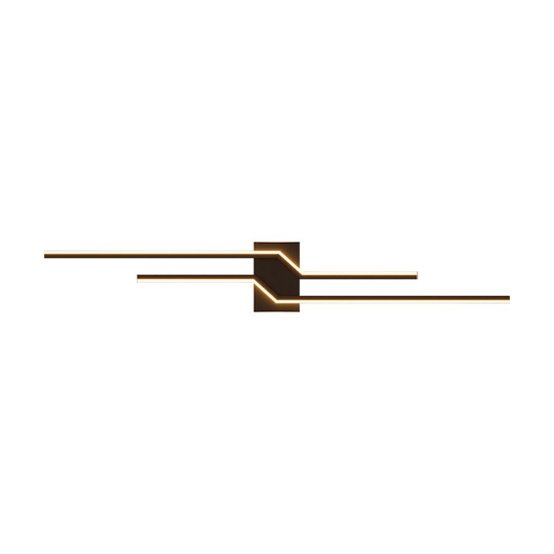 Arisha Minimalist Linear Metal Vanity Wall Light - Neutral Decor