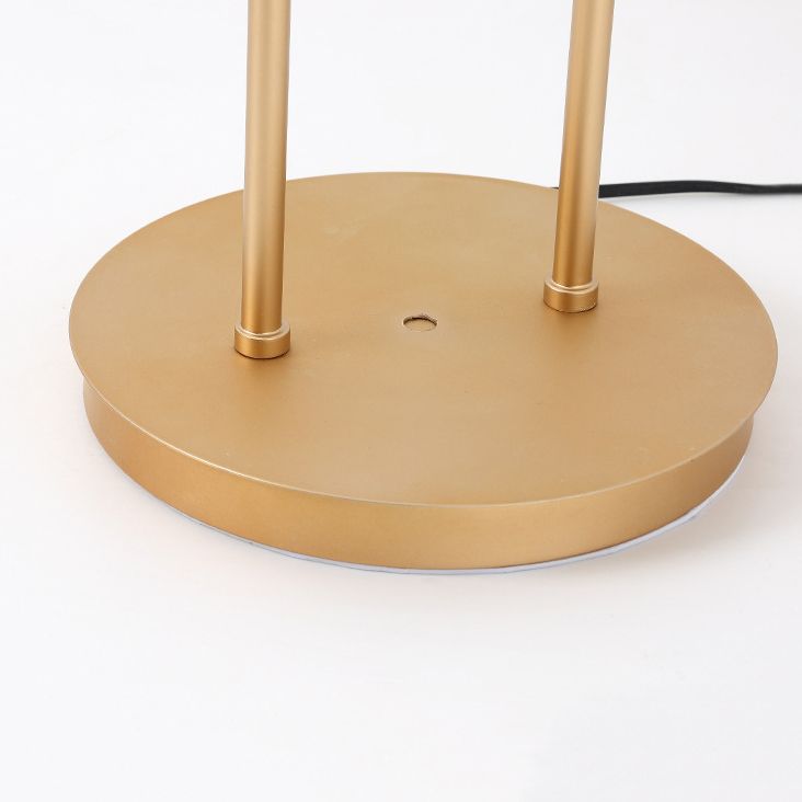 Salgado Minimalist Gold Floor Lamp, Metal, Living room - Neutral Decor