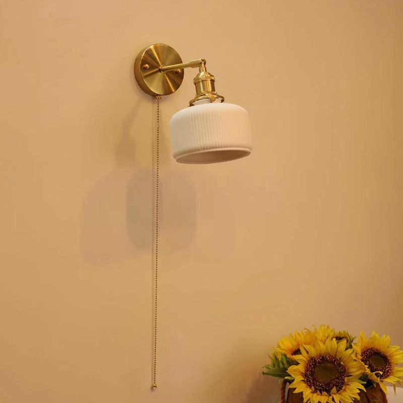 Arisha wrinkles Nordic Modern Dresser Wall Lamp - Neutral Decor