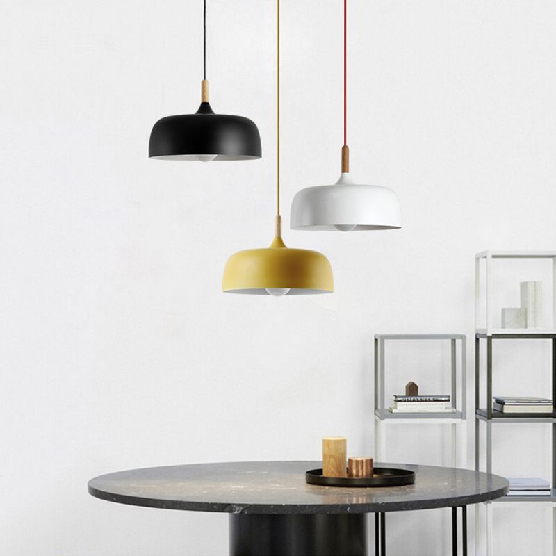Aria Modern Pendant Light Dome Macaron Dining Room - Neutral Decor