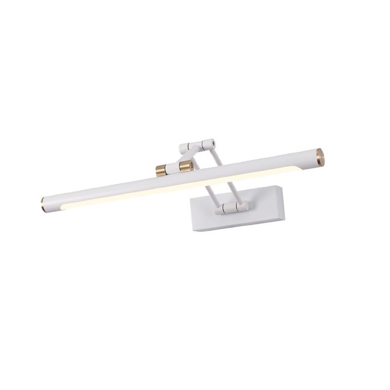 Arisha Modern Adjustable Mirror Front Vanity Metal LED Wall Lamp, Black/White - Neutral Decor