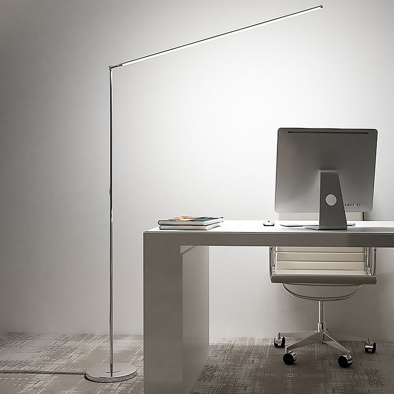 Louise Modern Steamline Minimalist linear Floor Lamp, 2 Color - Neutral Decor