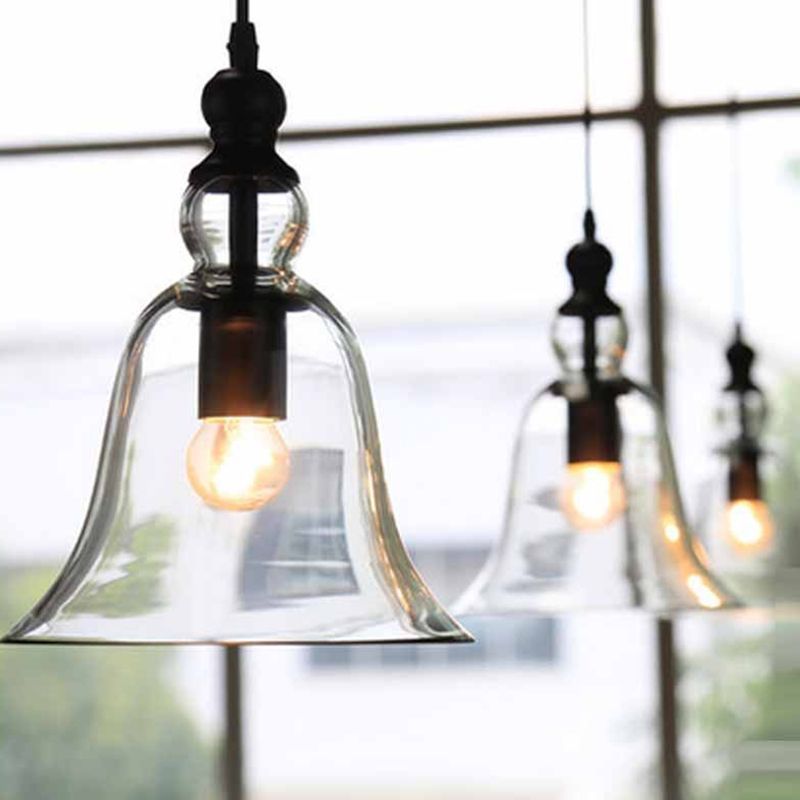 Arisha Vintage Industrial Bell Pendant Light - Neutral Decor