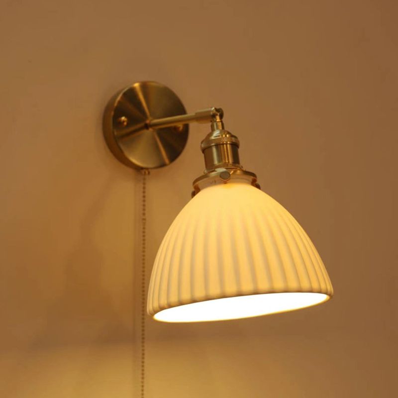 Arisha wrinkles Nordic Modern Dresser Wall Lamp - Neutral Decor