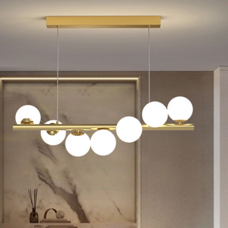 Valentina Nordic Linear LED Pendant Light, 7/9/11 Heads - Neutral Decor