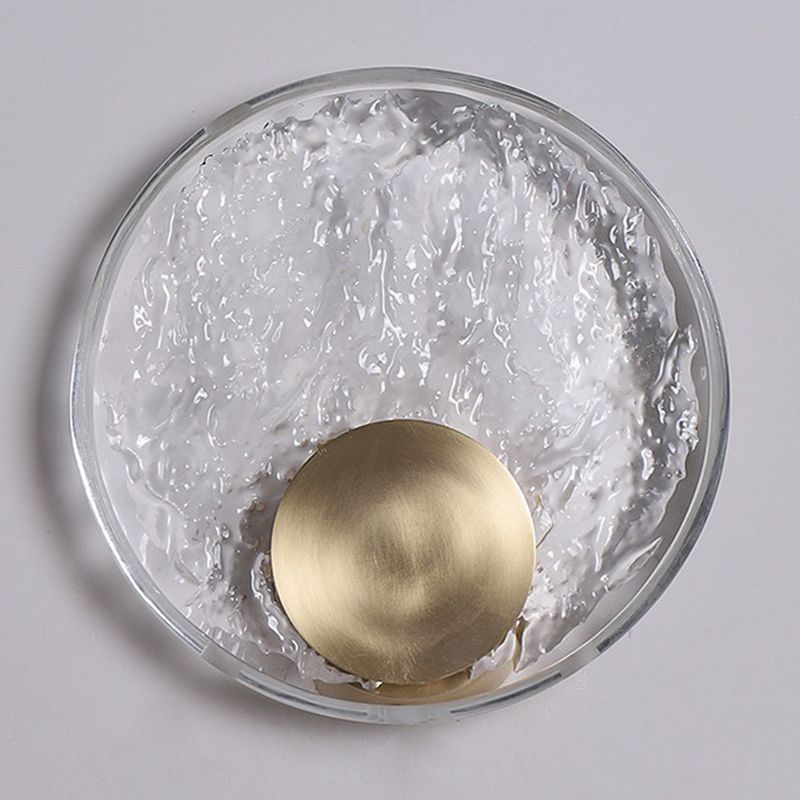 Kristy Art Deco Globe Crystal&Metal Bedroom Wall Lamp, Gold - Neutral Decor