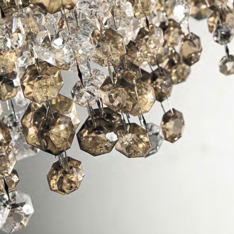 Kristy Modern Crystal Pendant Light Black/White/Brown/Gold - Neutral Decor