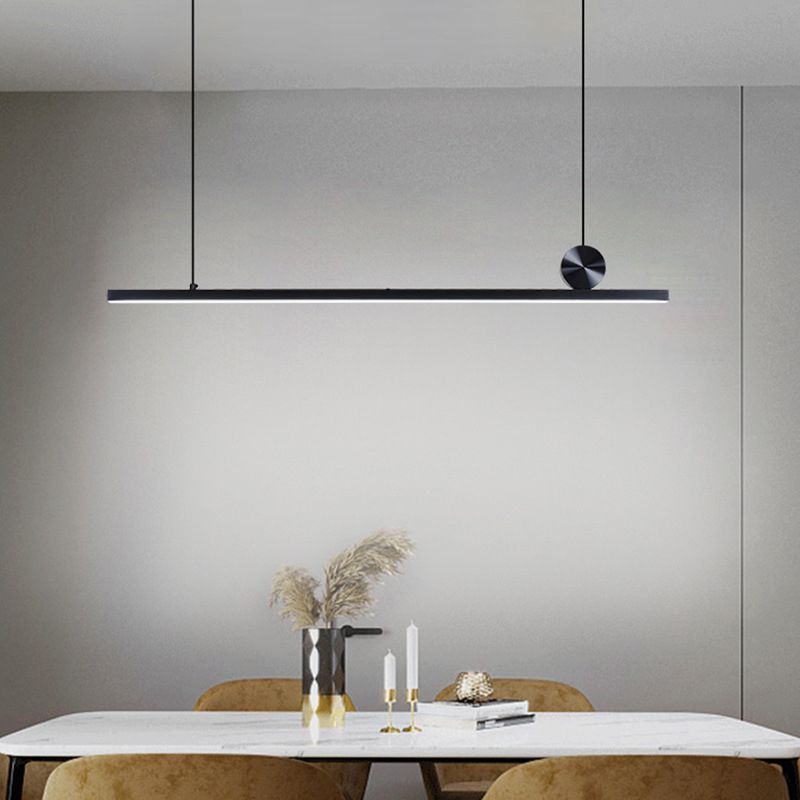 Arisha Modern Linear Asymmetrical Pendant Light - Neutral Decor