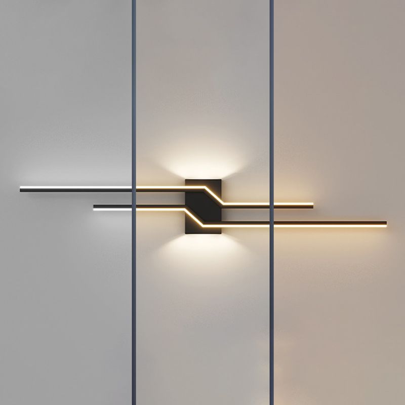 Arisha Minimalist Linear Metal Vanity Wall Light - Neutral Decor