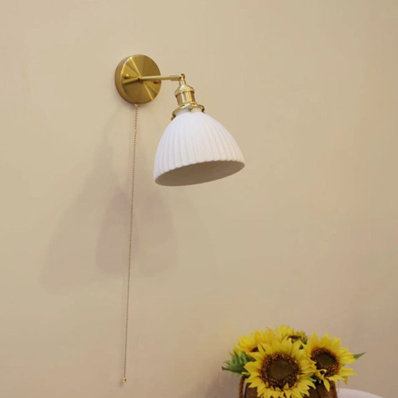 Arisha wrinkles Nordic Modern Dresser Wall Lamp - Neutral Decor