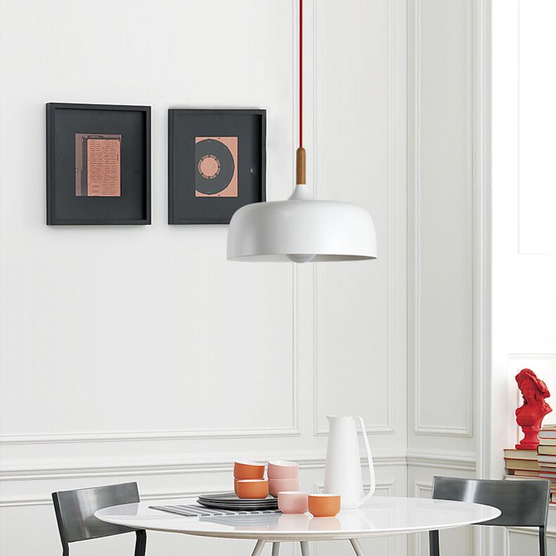 Aria Modern Pendant Light Dome Macaron Dining Room - Neutral Decor