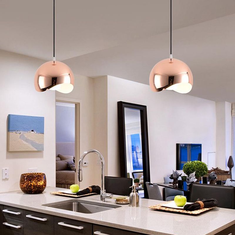 Cohen Nordic Globe Pendant Light, Metal, Kitchen Island-Neutral Decor