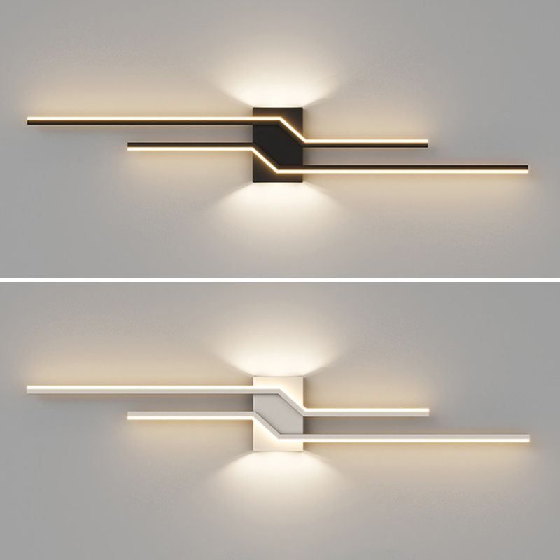 Arisha Minimalist Linear Metal Vanity Wall Light - Neutral Decor