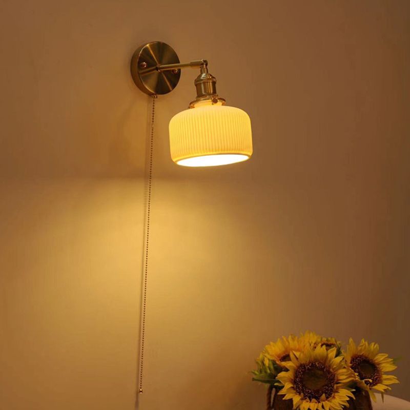 Arisha wrinkles Nordic Modern Dresser Wall Lamp - Neutral Decor